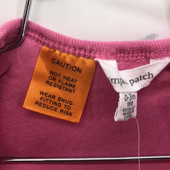 Pumpkin Patch Size 0-3M Padded All in One Pink - Picture 7 of 8